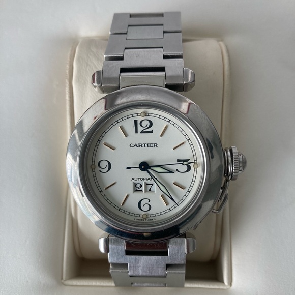 Cartier pasha de Cartier watch 35 mm - Picture 4 of 10